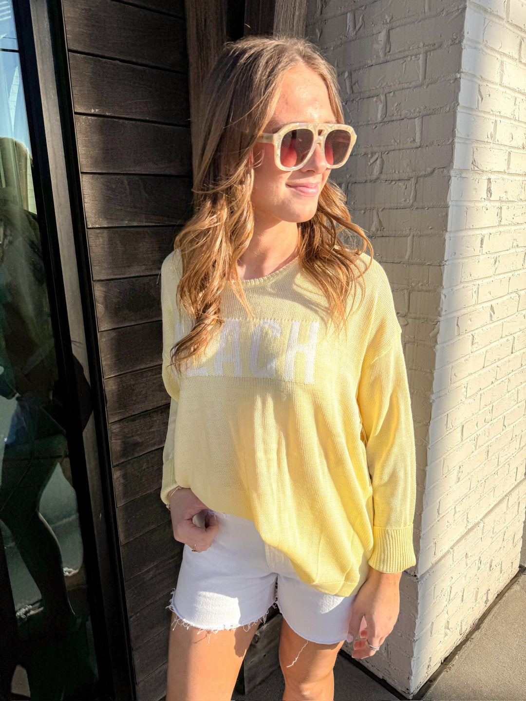 BEACH BOUND KNIT TOP