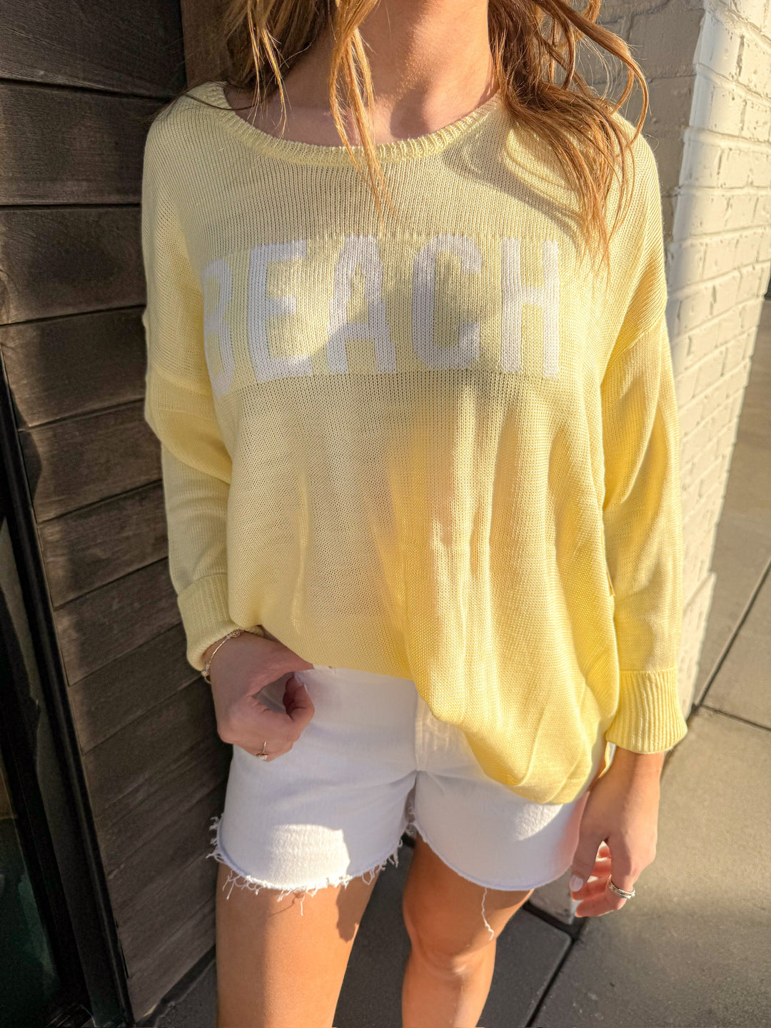 BEACH BOUND KNIT TOP