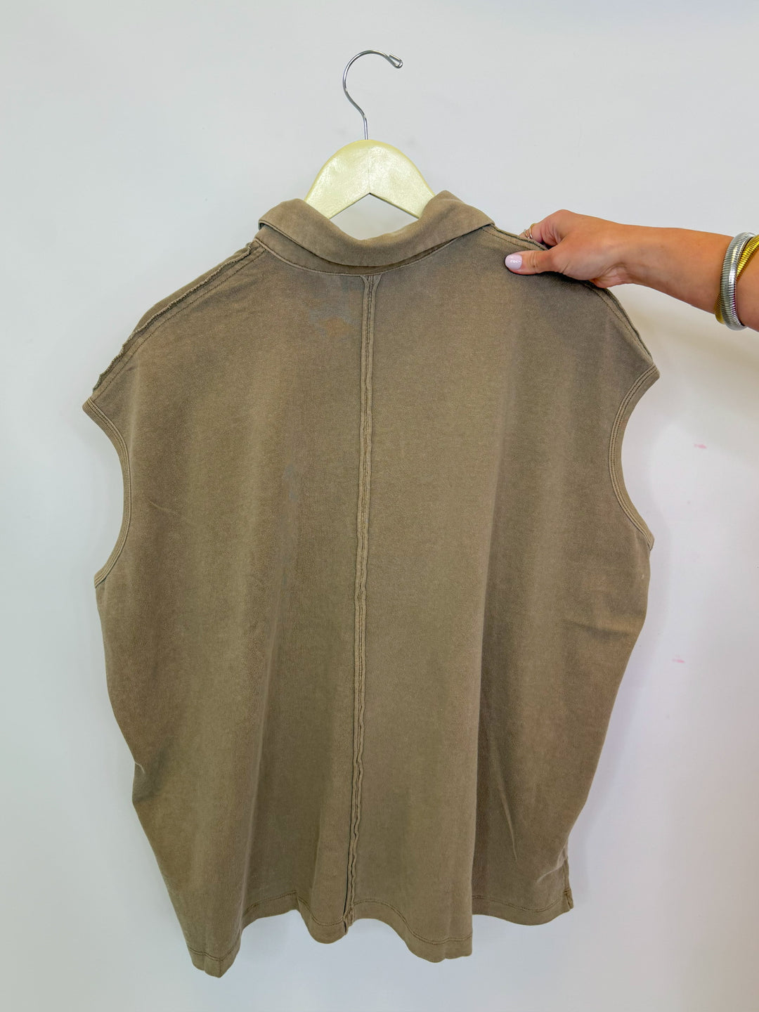 HALLIE COLLARED TOP