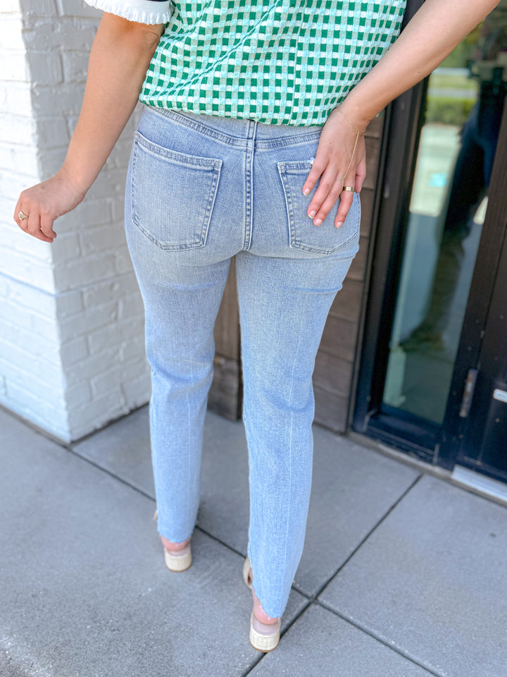 MONROE CROP MID RISE CIGARETTE CROP