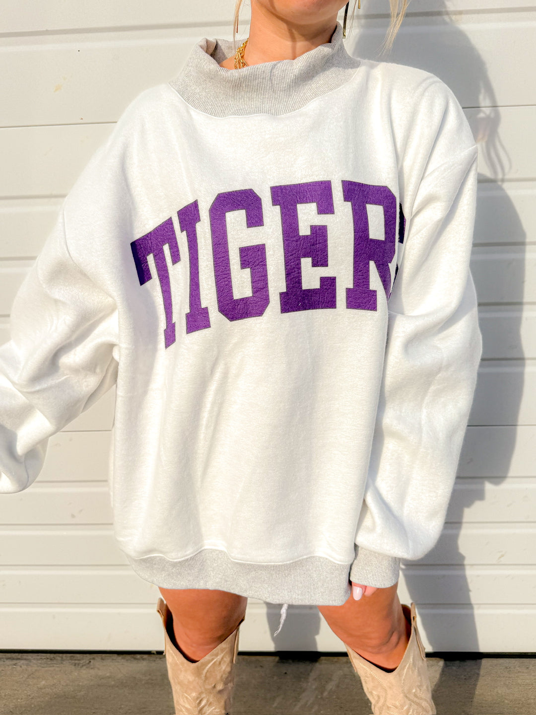LOUISIANA/TIGERS REVERSIBLE SWEATSHIRT
