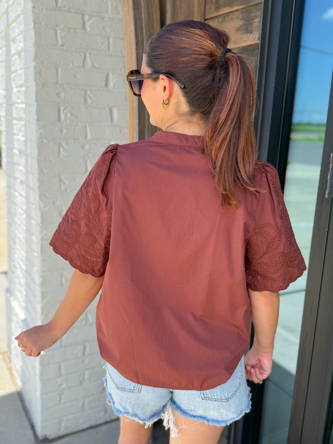 MAPLE EMBROIDERED BLOUSE
