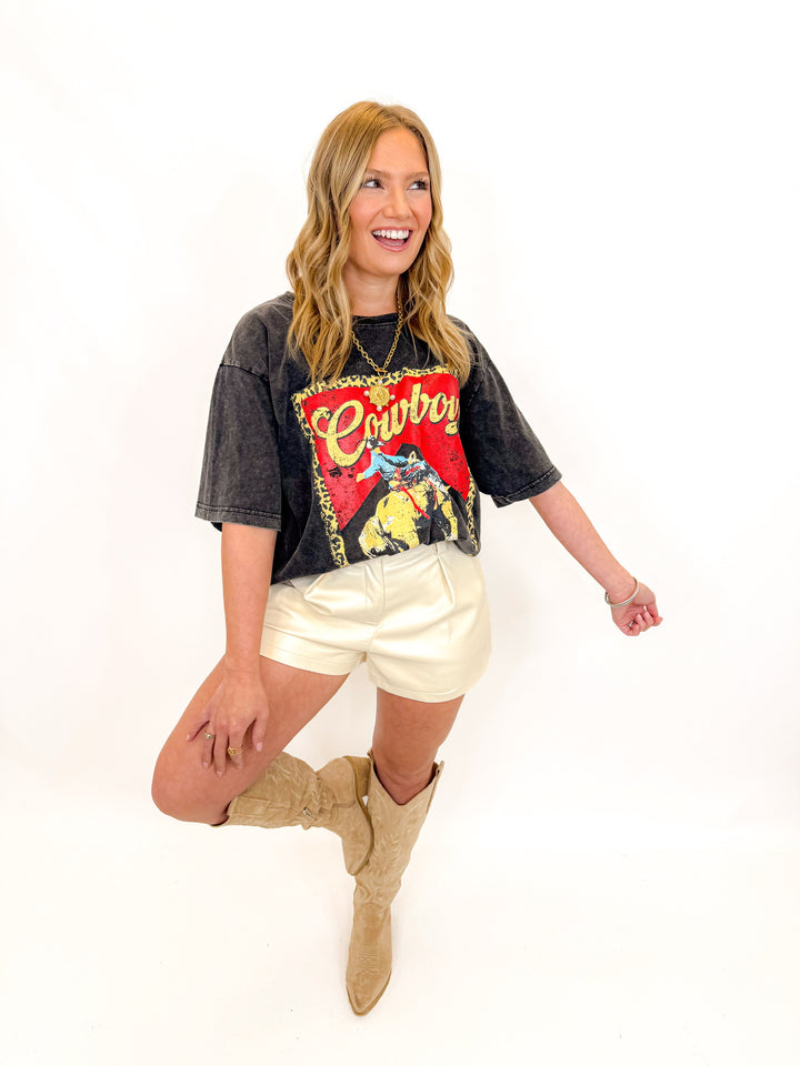 COWBOY UP GRAPHIC TEE