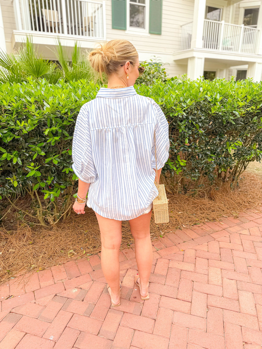 THE CLEAN CUT STRIPE TOP