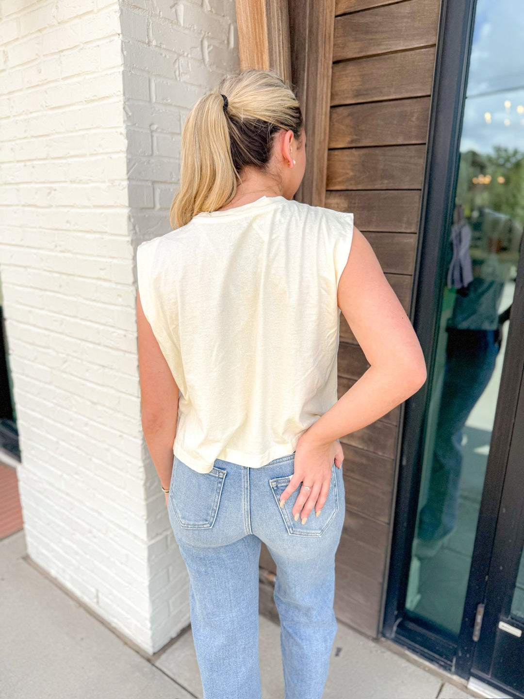 GEAUX GIRL CROPPED TEE