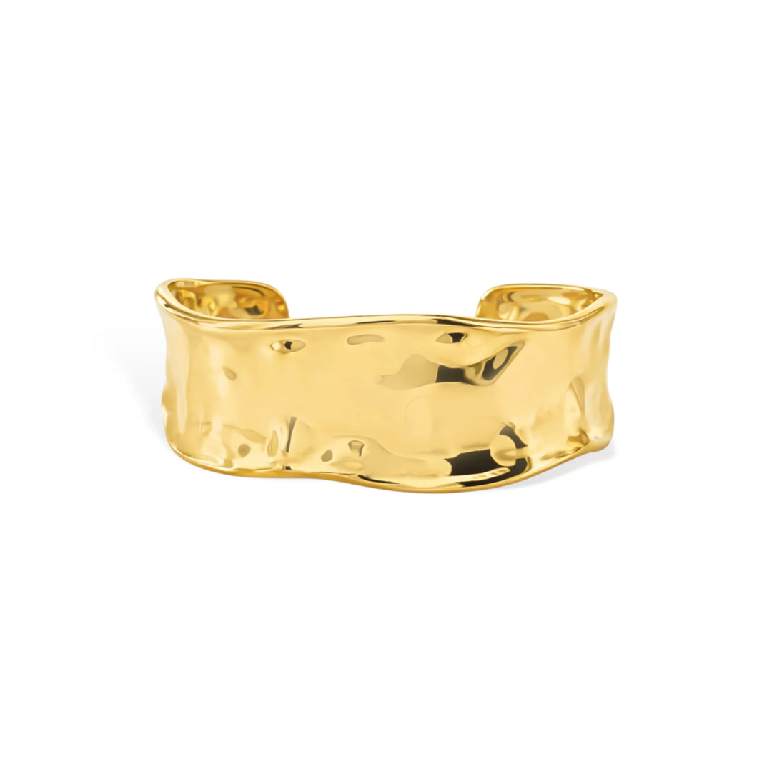 GOLD WATER RESISTANT CUFF BRACELET