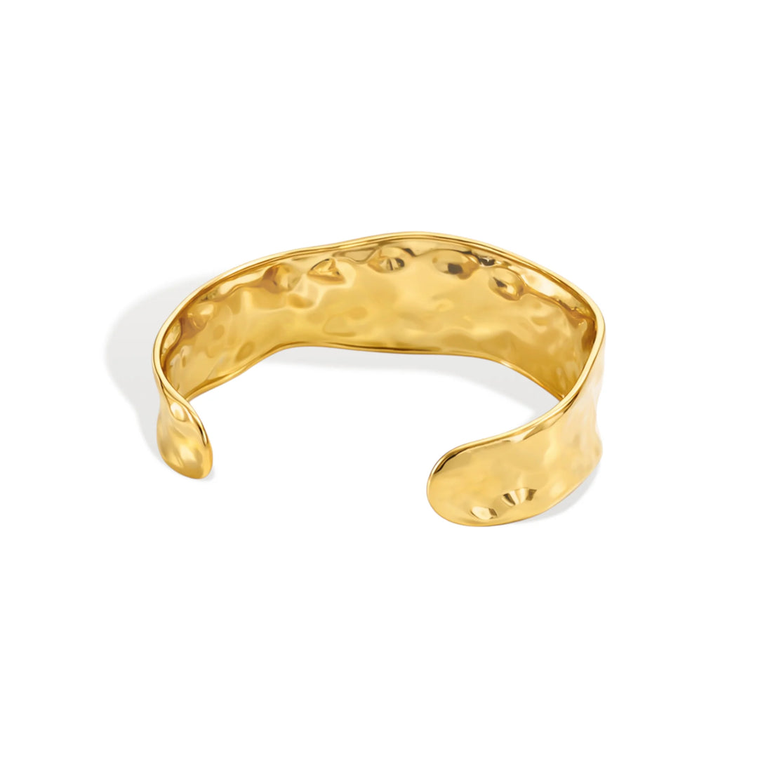 GOLD WATER RESISTANT CUFF BRACELET