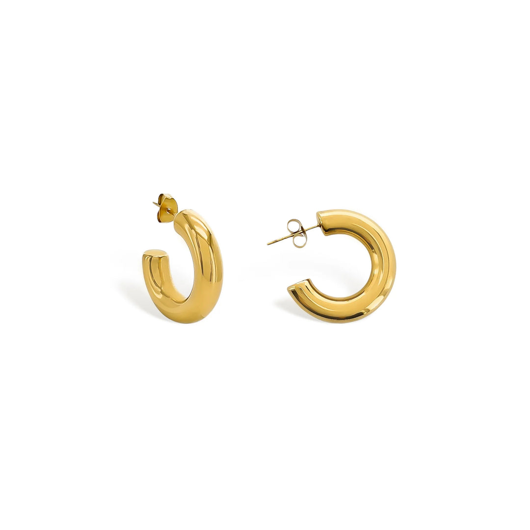 WATER RESISTANT HOOP EARRINGS