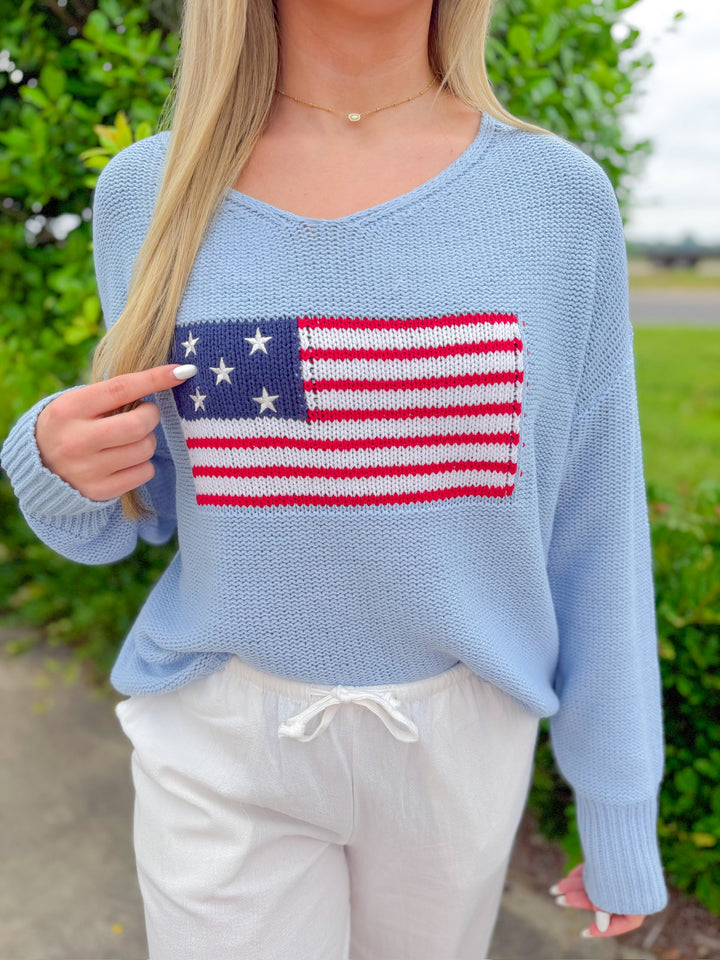 ALL AMERICAN GIRL KNIT TOP