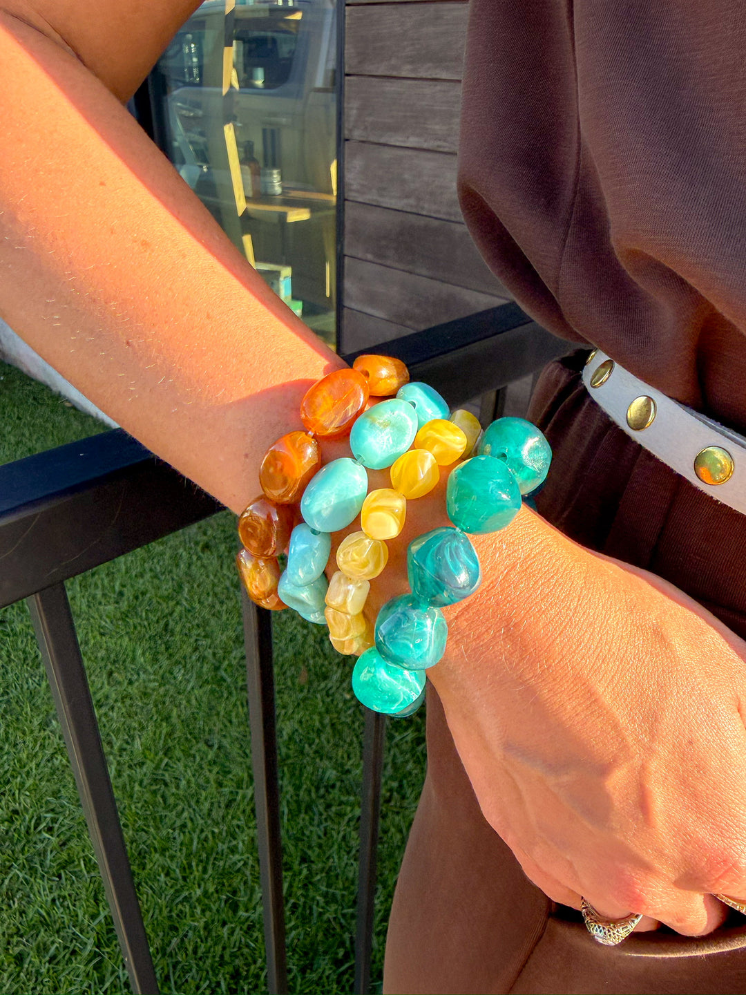 HAPPY DAYS BEADED BRACELET STACK