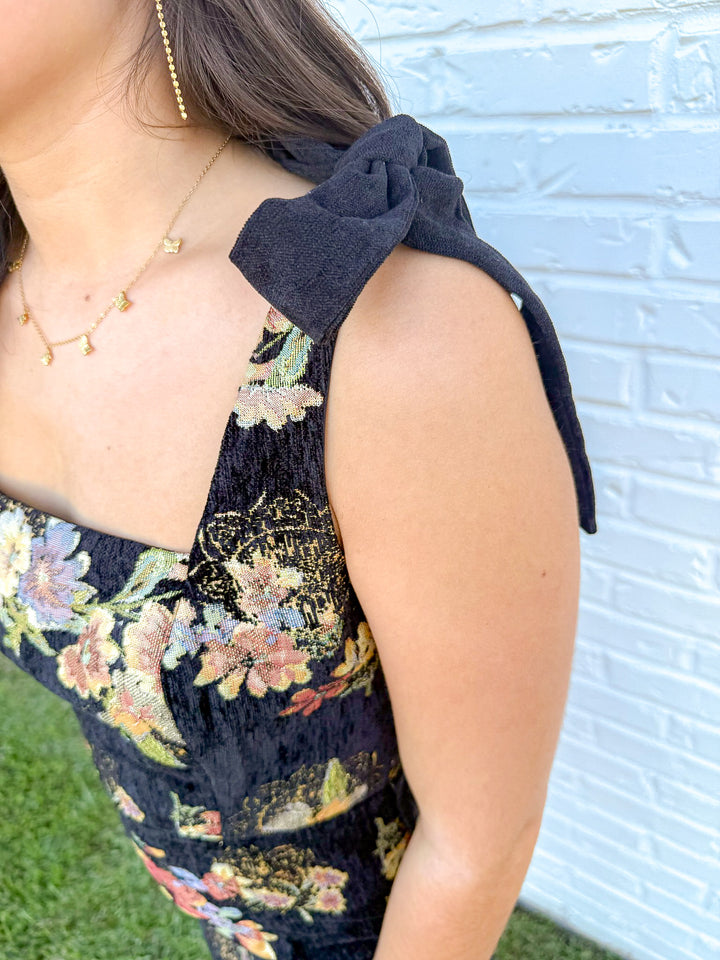 THE MIDNIGHT FLORAL DRESS