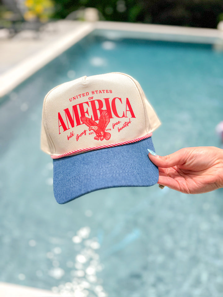 VINTAGE AMERICA TRUCKER HAT