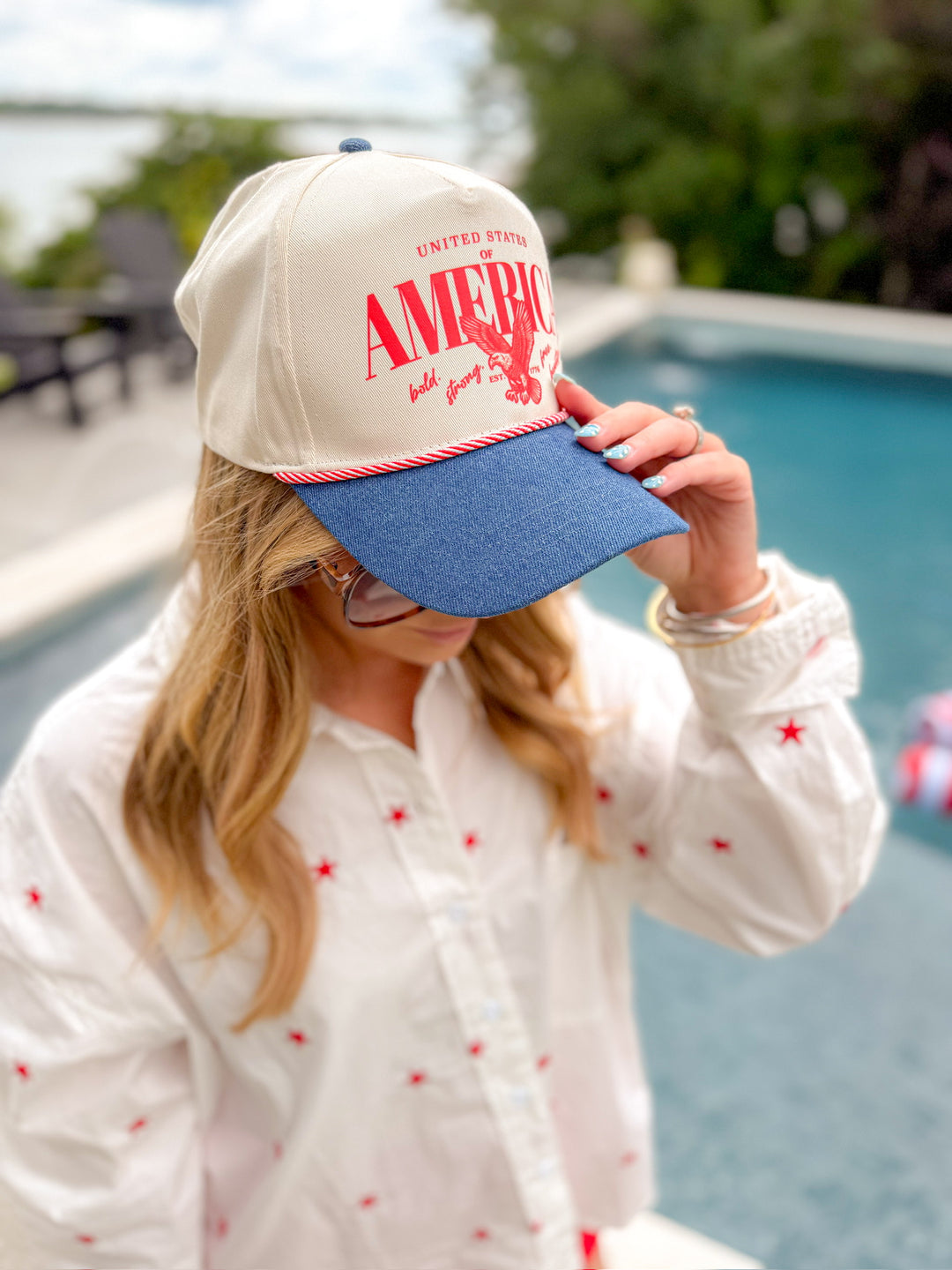VINTAGE AMERICA TRUCKER HAT