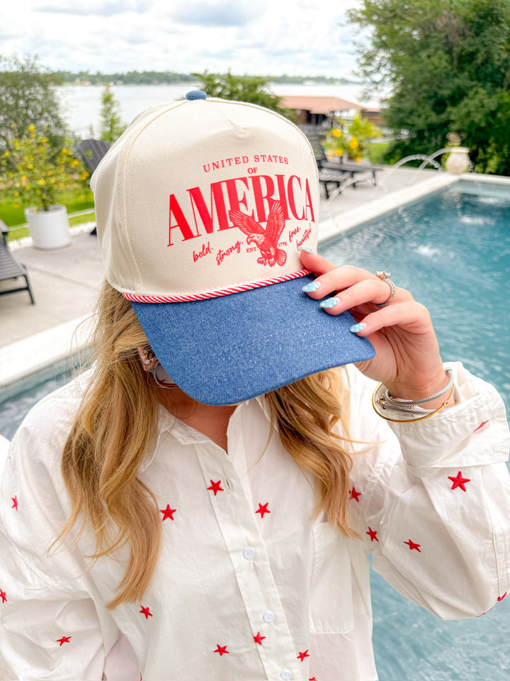 VINTAGE AMERICA TRUCKER HAT