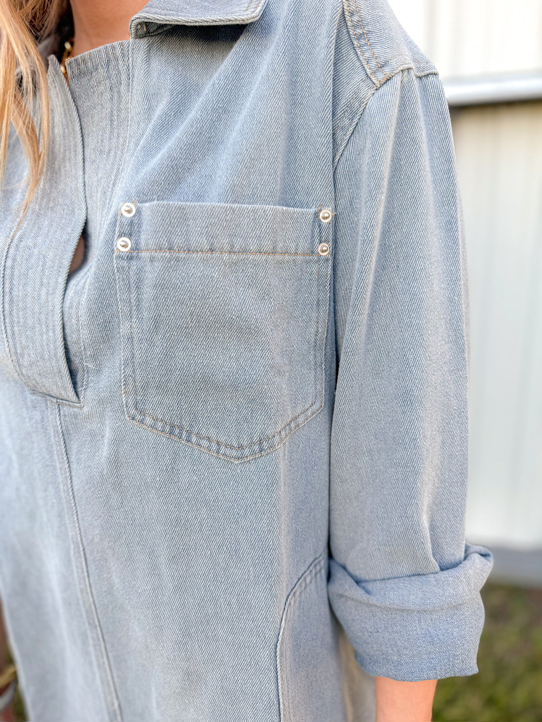 THE EASY DENIM DRESS