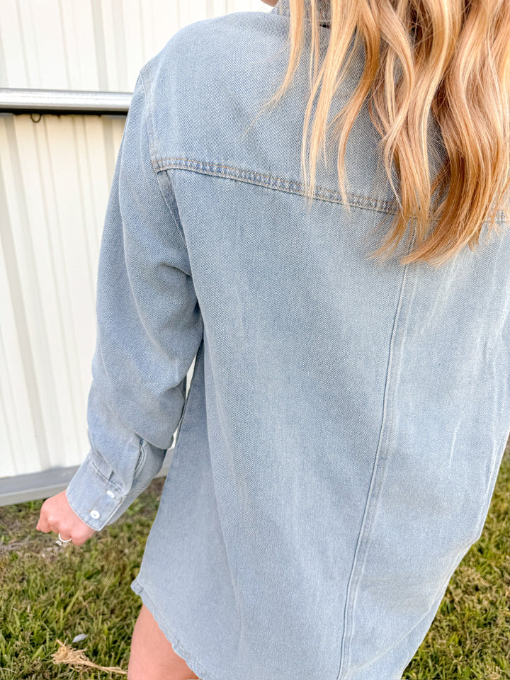 THE EASY DENIM DRESS