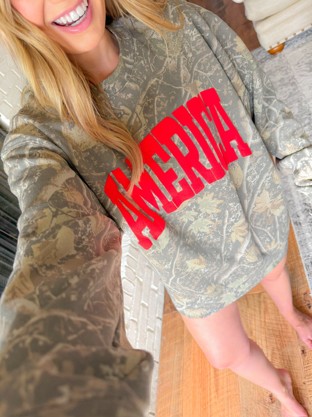 PREORDER - AMERICA CAMO SWEATSHIRT