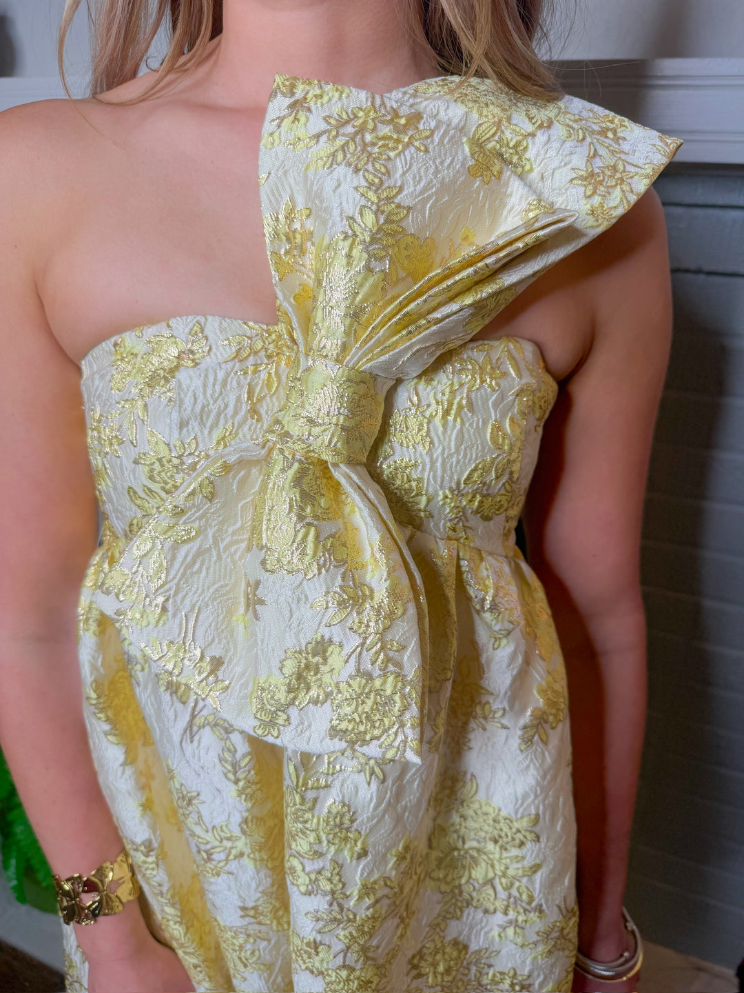 BETINA BOW FRONT MAXI DRESS