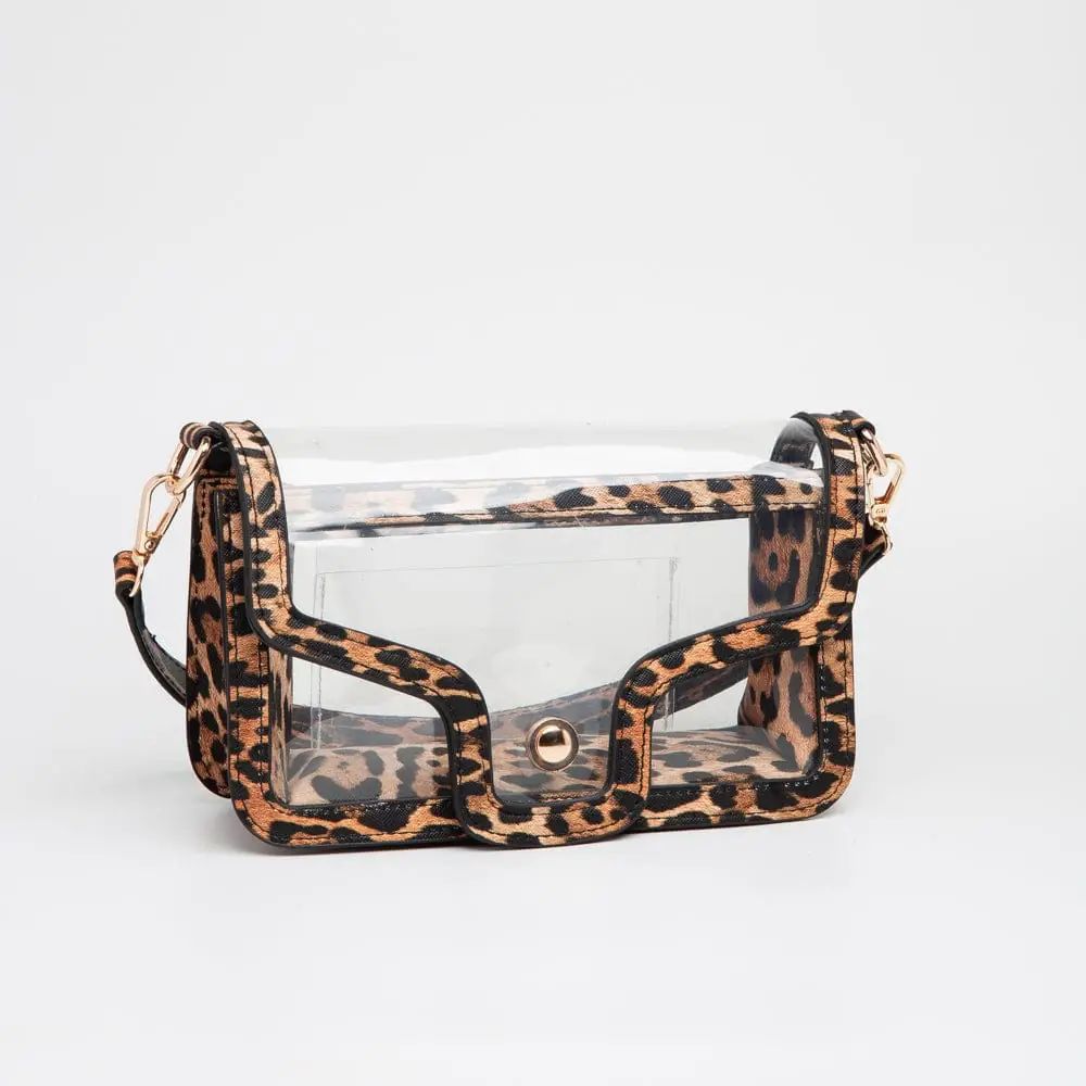 NINA CLEAR BAG - LEOPARD