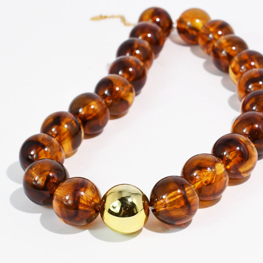 AMBER CRUSH NECKLACE