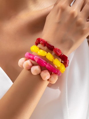 HAPPY DAYS BEADED BRACELET STACK