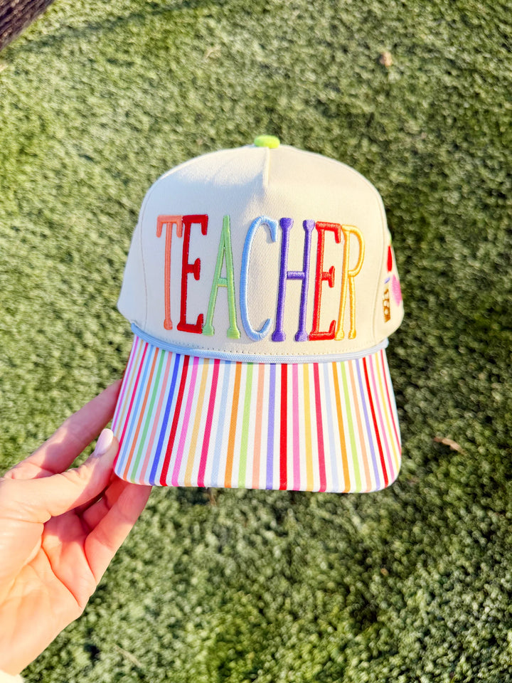 TEACHER TRUCKER HAT