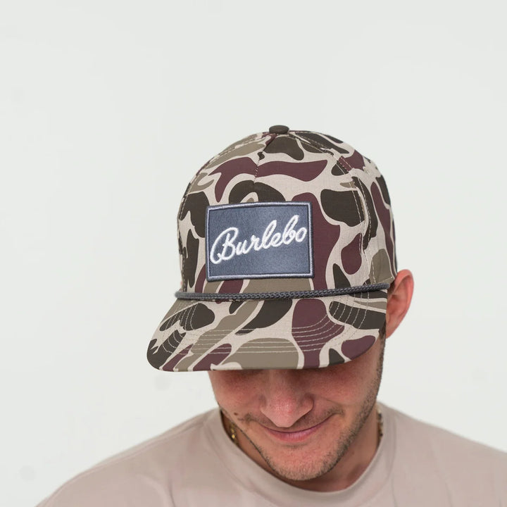 BURLEBO GREY PATCH CAP