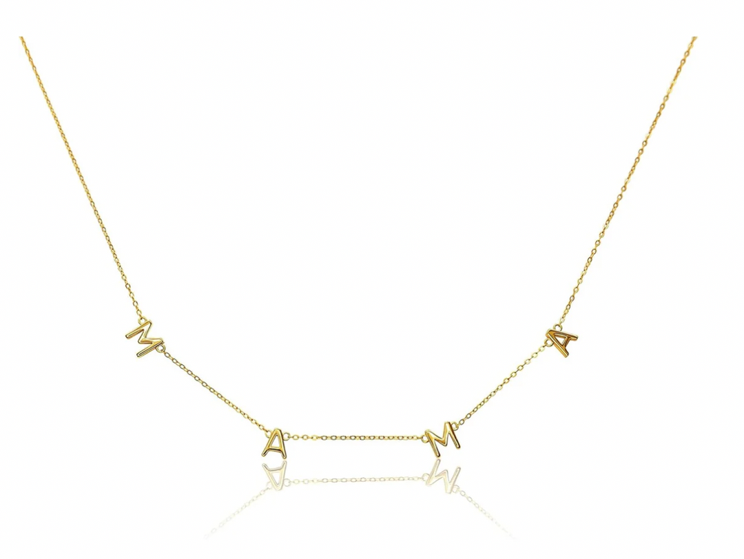 DEAR MAMA GOLD NECKLACE