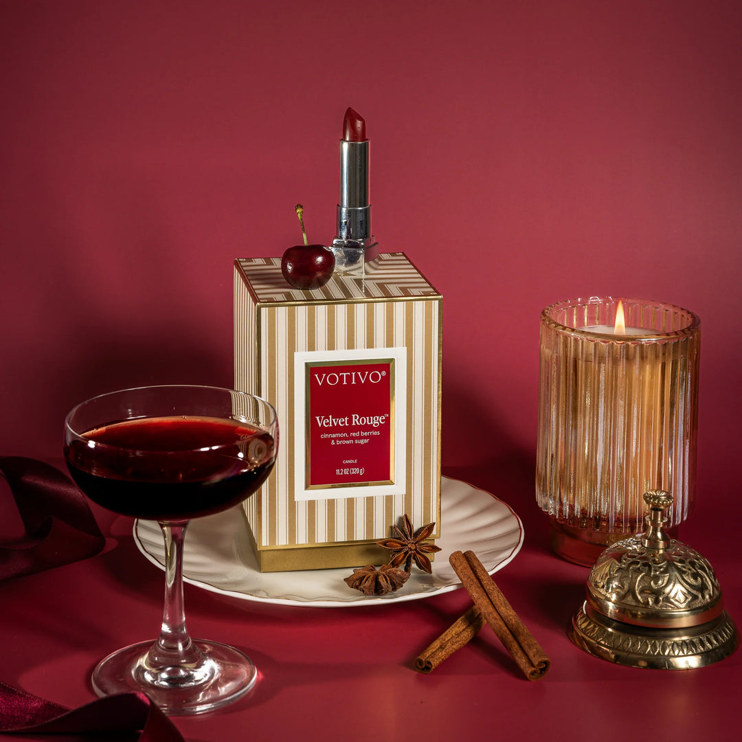 VOTIVO - VELVET ROUGE HOLIDAY CANDLE