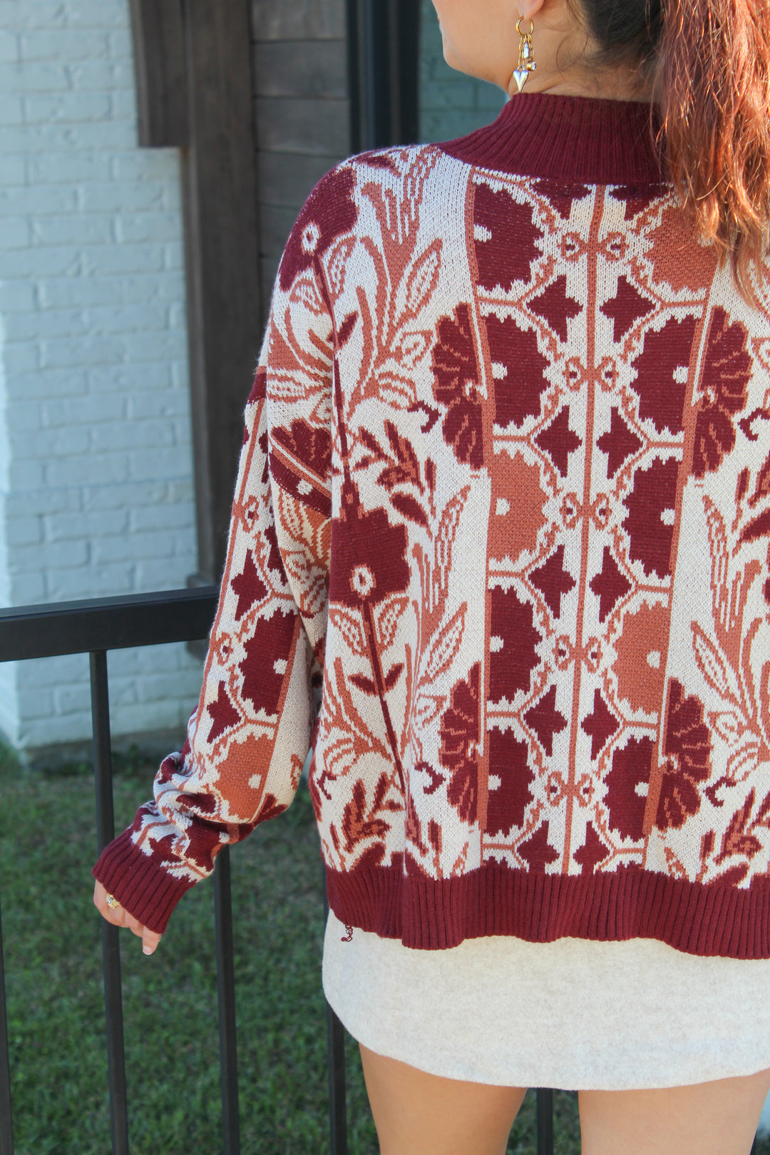 THE TREASURED FLORAL TAPESTRY SWEATER