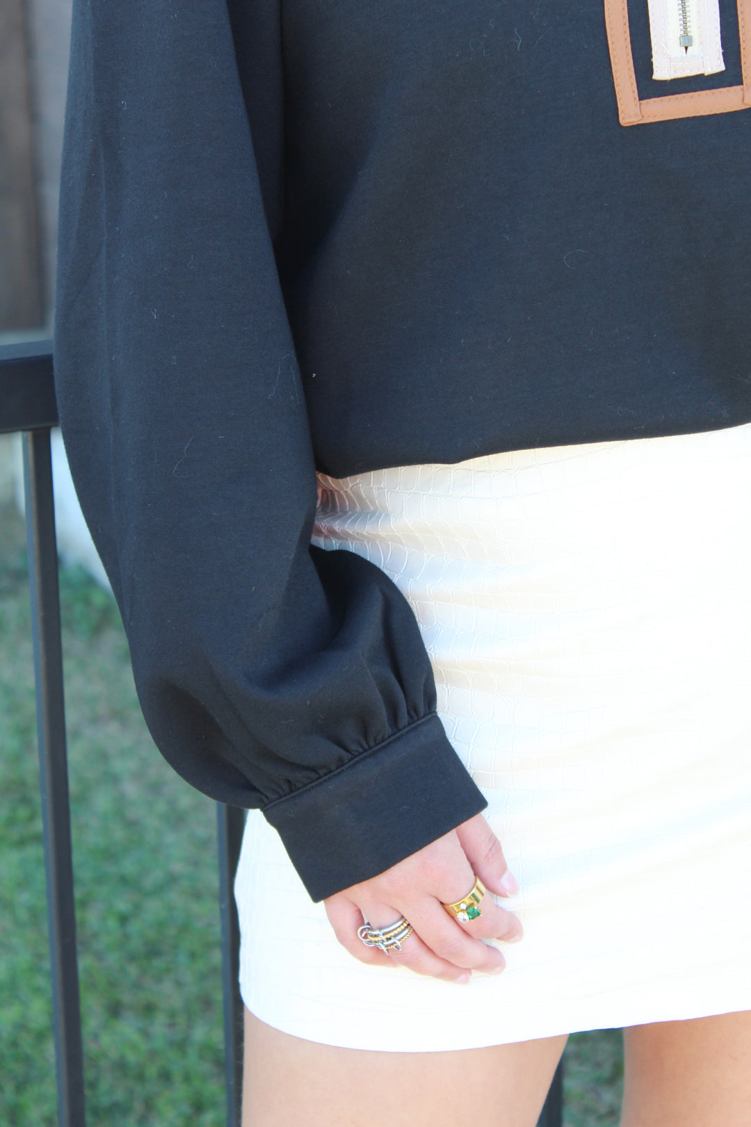 THE EASTSIDE HALF ZIP LONG SLEEVE TOP