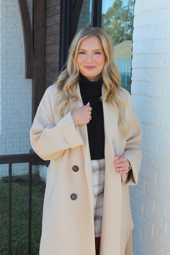 THE MANHATTAN CASHMERE BLEND COAT