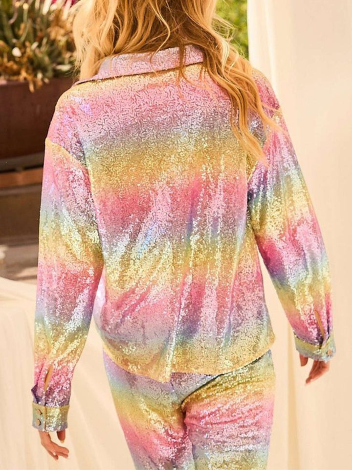 STEFFIE SEQUIN SET PANT