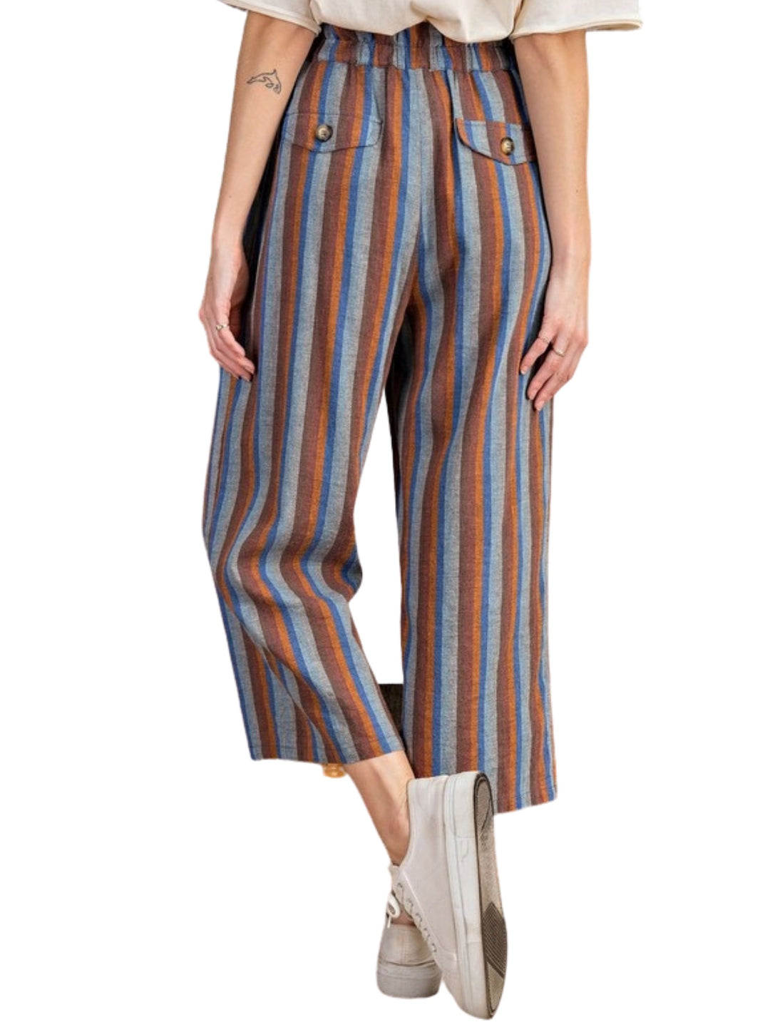 STEVI STRIPED PANTS