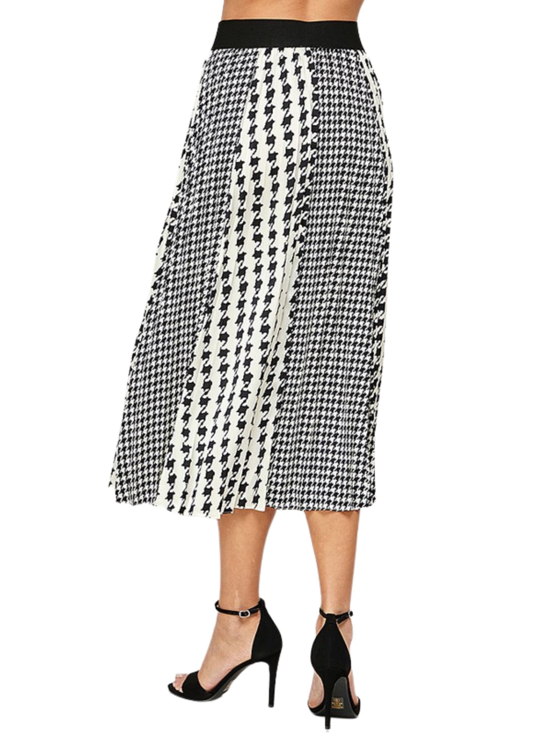 HOLLY HOUNDSTOOTH SKIRT