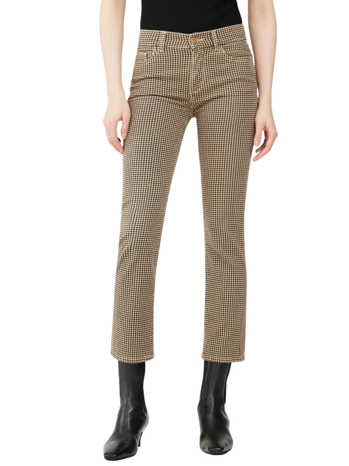 MARA STRAIGHT LEG HOUNDSTOOTH JEAN