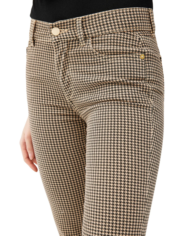 MARA STRAIGHT LEG HOUNDSTOOTH JEAN