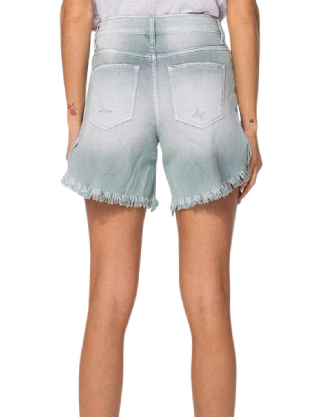 CHECKS THE BOXES DENIM SHORT