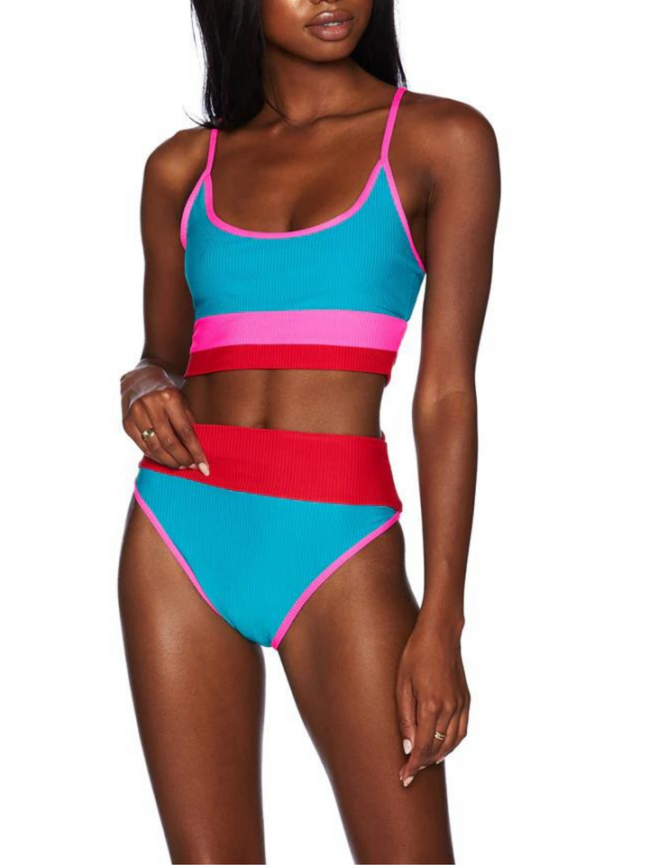 EMMY BIKINI BOTTOM - CABANA COLORBLOCK