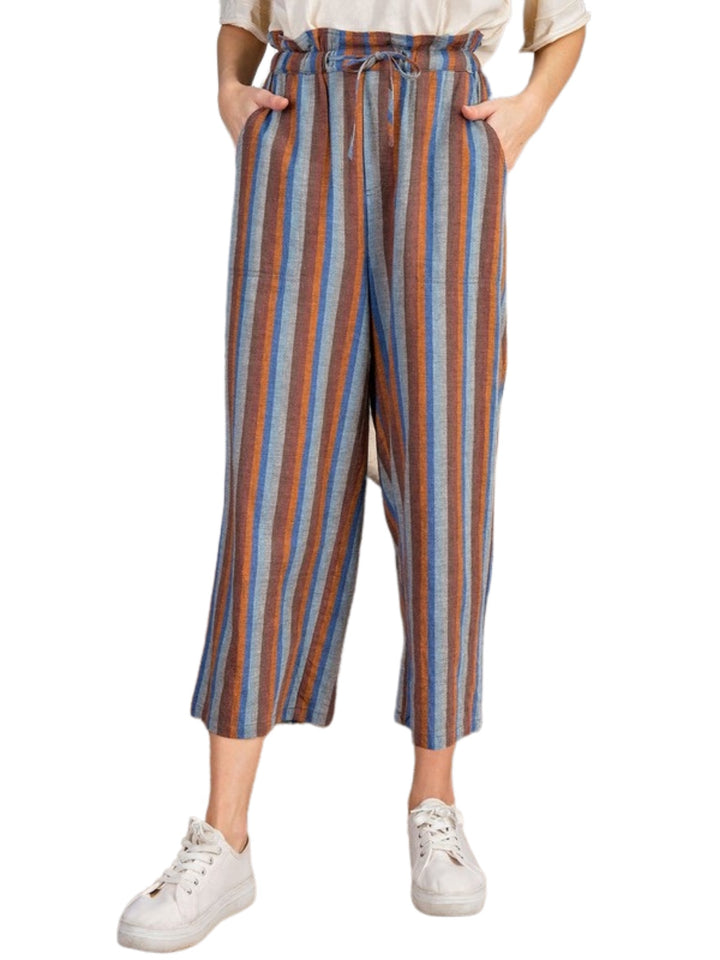 STEVI STRIPED PANTS